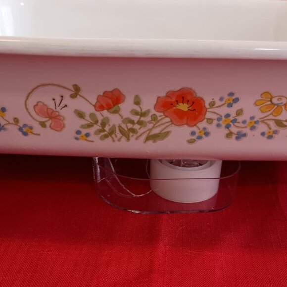 Vintage Corning Ware Wildflower Open Roaster A-76 - Picture 9 of 11